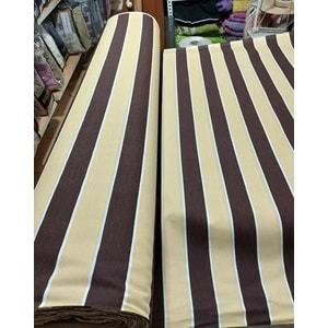 Balkon Perdesi -TOP HALİNDE 40M- Kalın Branda Kumaşı (En 270cm)-Kahve Krem