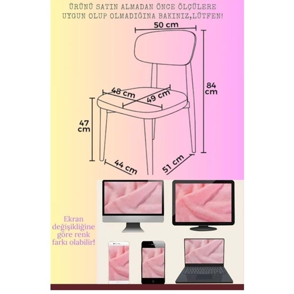 Mandaş Bohem Elma model eteksiz sandalye kılıfı Gri