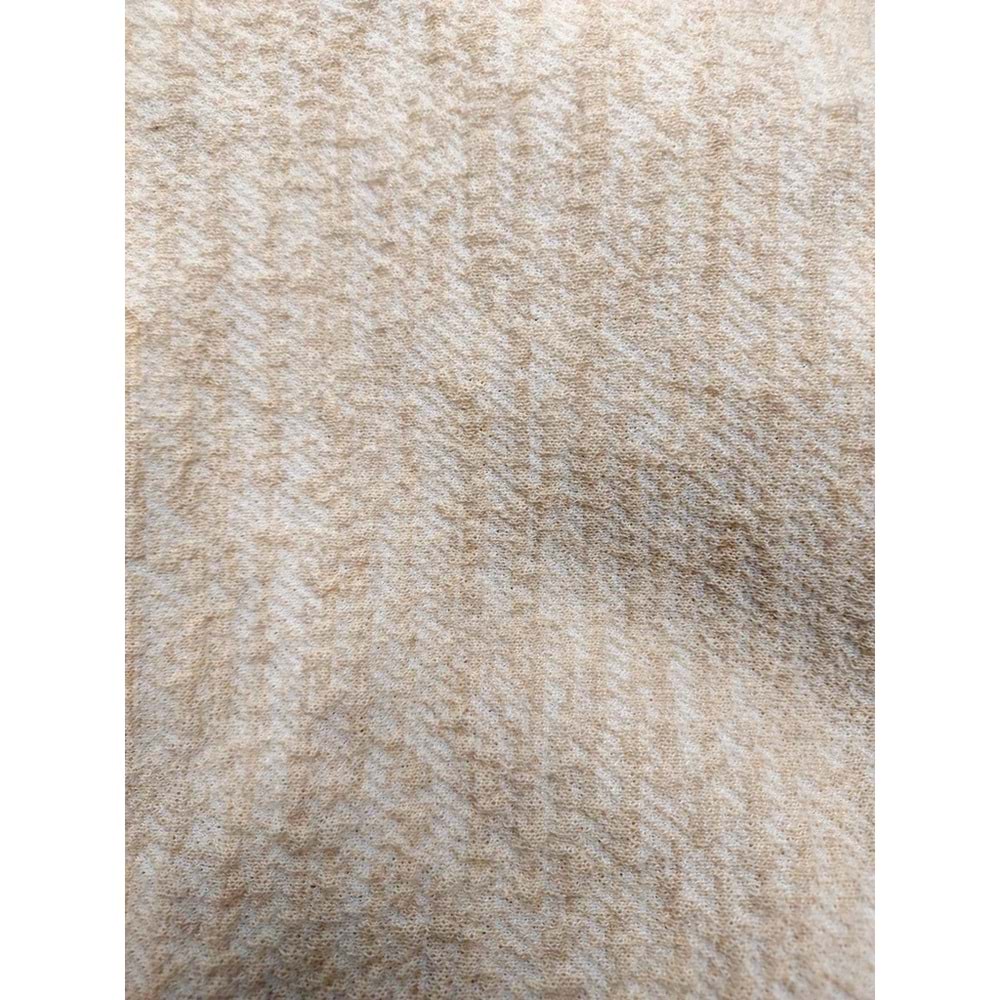 Altınkoza 6LI SET Jakarlı Lastikli Eteksiz Sandalye Kılıfı-Bej