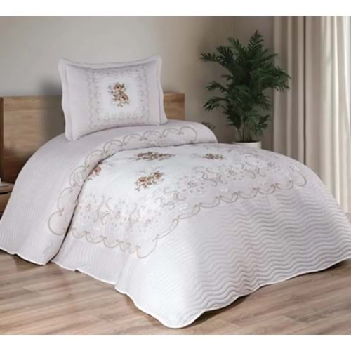 Belenay Dijital -Nerea v2- Tek Kişilik Kapitone Yatak Örtüsü (175x240)