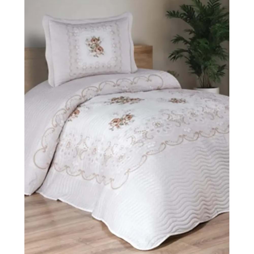 Belenay Dijital -Nerea v2- Tek Kişilik Kapitone Yatak Örtüsü (175x240)