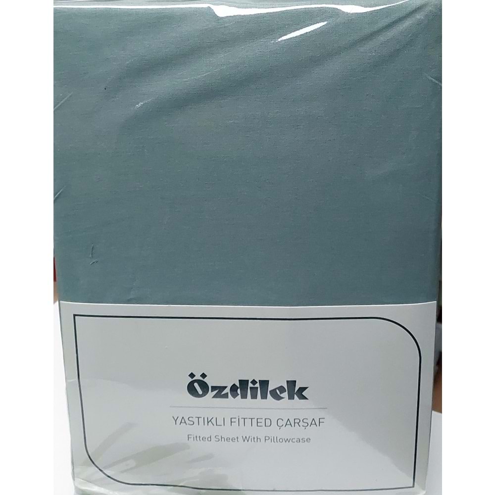 Özdilek Colourist Fitted Lastikli Tek Kişilik Çarşaf Seti (100x200)-Çağla