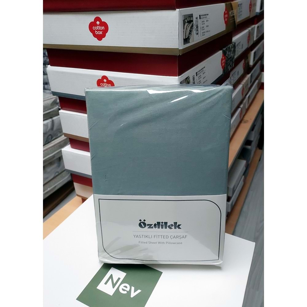 Özdilek Colourist Fitted Lastikli Tek Kişilik Battal Çarşaf Seti (120x200)-Çağla