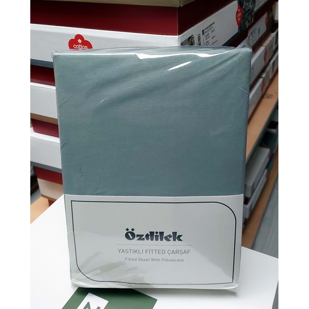 Özdilek Colourist Fitted Lastikli Tek Kişilik Battal Çarşaf Seti (120x200)-Çağla