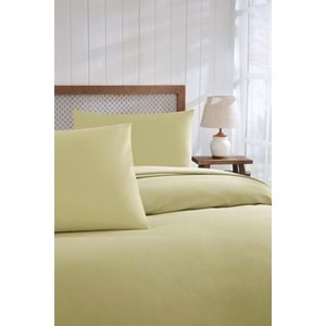 Özdilek -Colourist Bej- Bamboo Lastikli Çarşaflı Çift Kişilik Pike Takımı