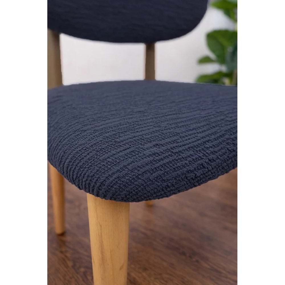 Mandaş Bohem Elma model eteksiz sandalye kılıfı Antrasit