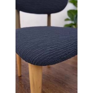 Mandaş Bohem Elma model eteksiz sandalye kılıfı Antrasit