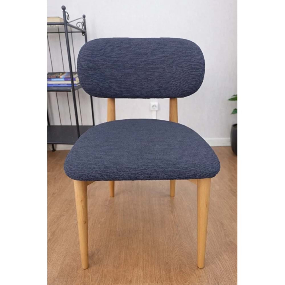 Mandaş Bohem Elma model eteksiz sandalye kılıfı Antrasit