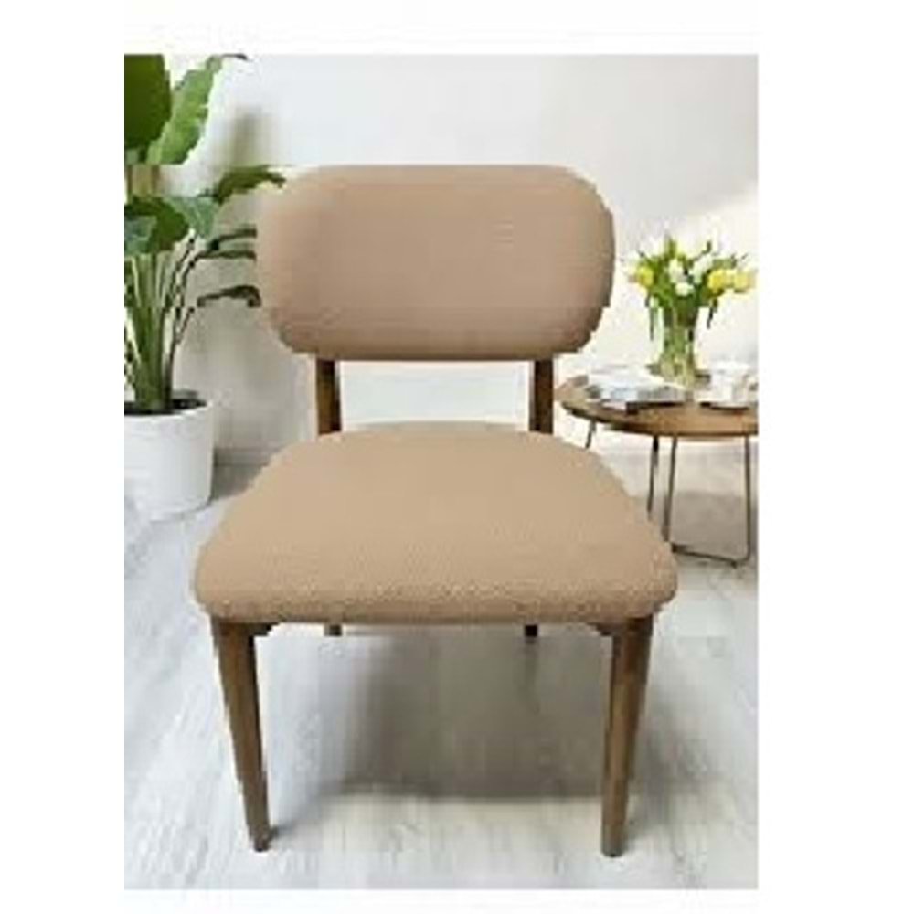 Mandaş Bohem Elma model eteksiz sandalye Vizon