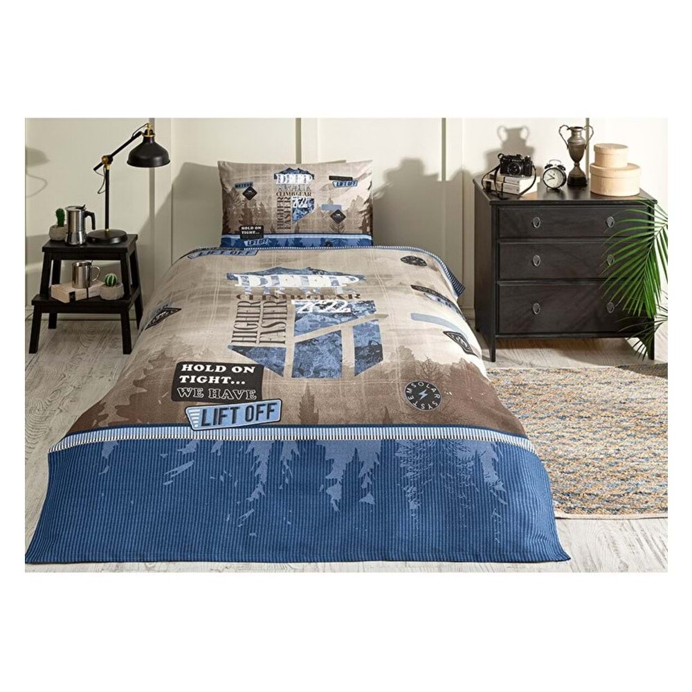 Özdilek Rf -Climb Mavi- Erkek Tek Kişilik Pike Takımı