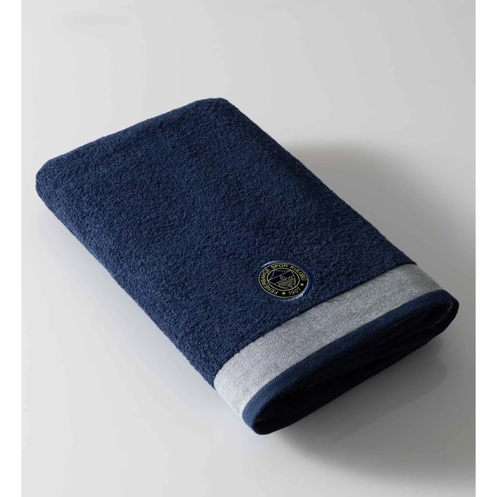 Taç Taraftar Lisanslı Fenerbahçe Bukle Banyo Havlusu (70x140)