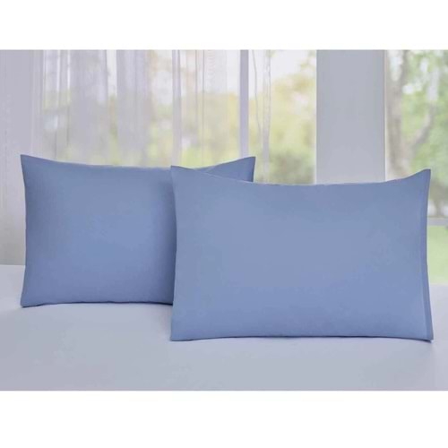 Özdilek Ranforce 2li Yastık Kılıfı-Buz Mavi