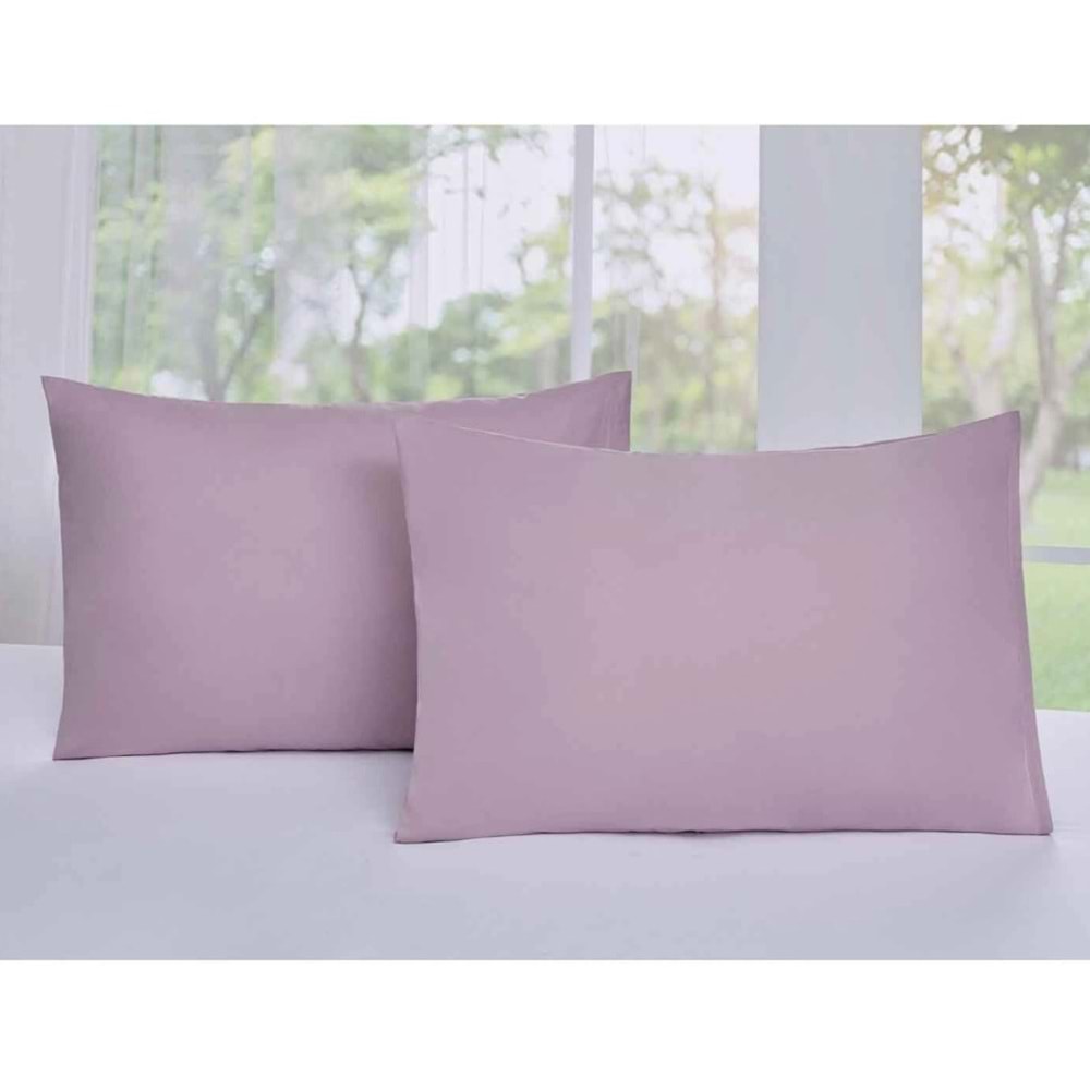 Özdilek Colourist Ranforce 2li Yastık Kılıfı (50x70)-Vizon