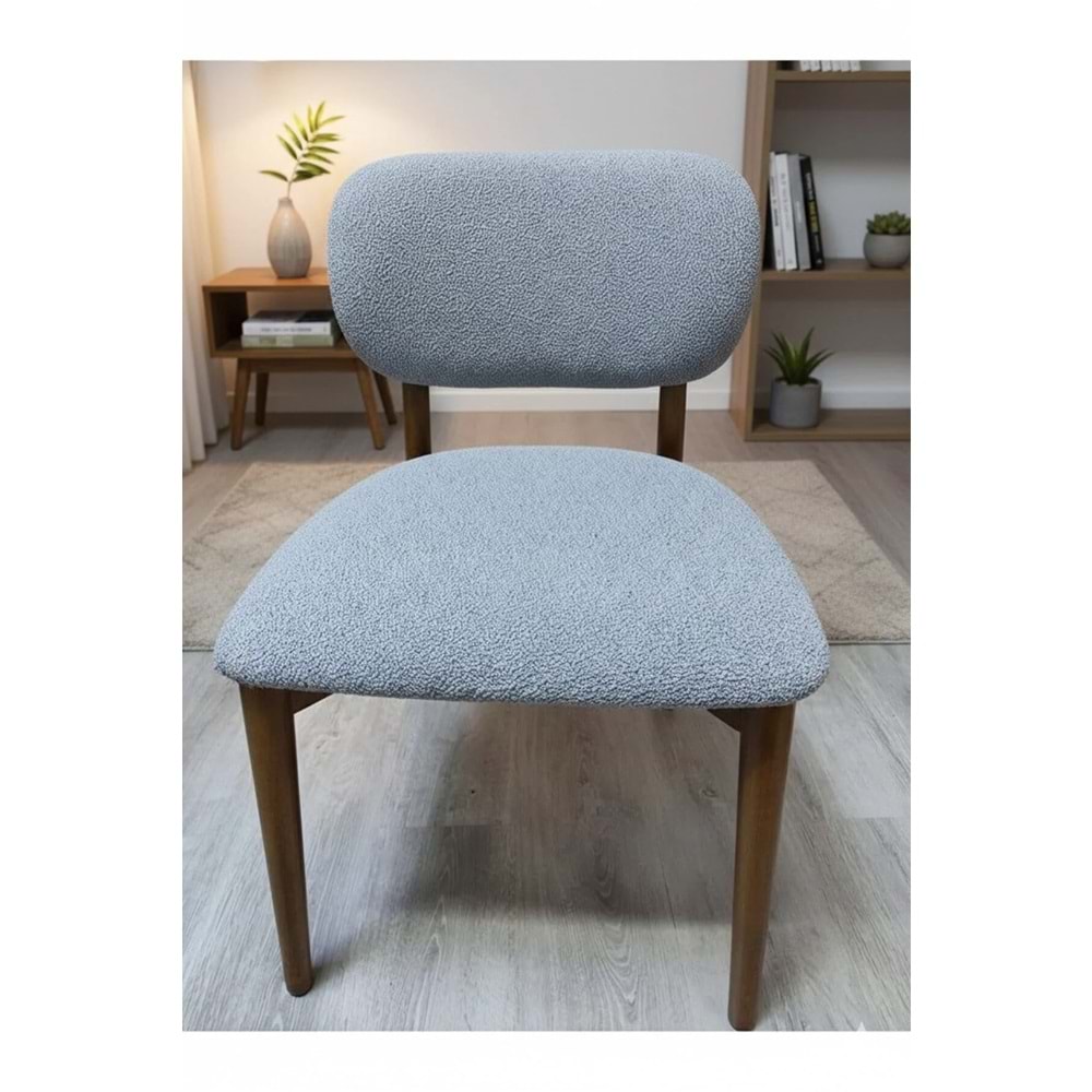 Mandaş Bohem Elma model eteksiz sandalye kılıfı 4 adet Gri