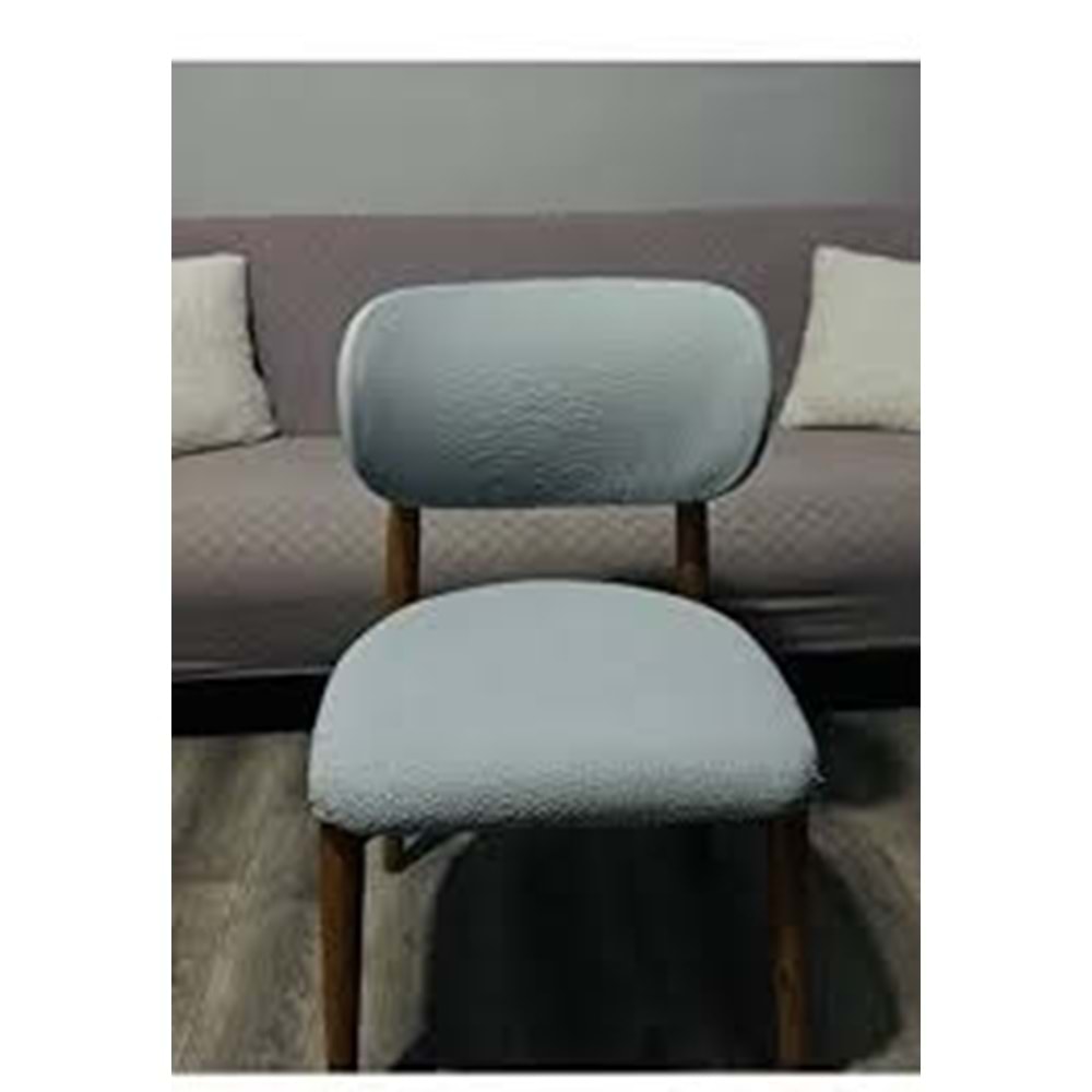 Mandaş Bohem Elma model eteksiz sandalye kılıfı 4 adet Gri