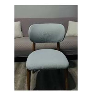 Mandaş Bohem Elma model eteksiz sandalye kılıfı 4 adet Gri