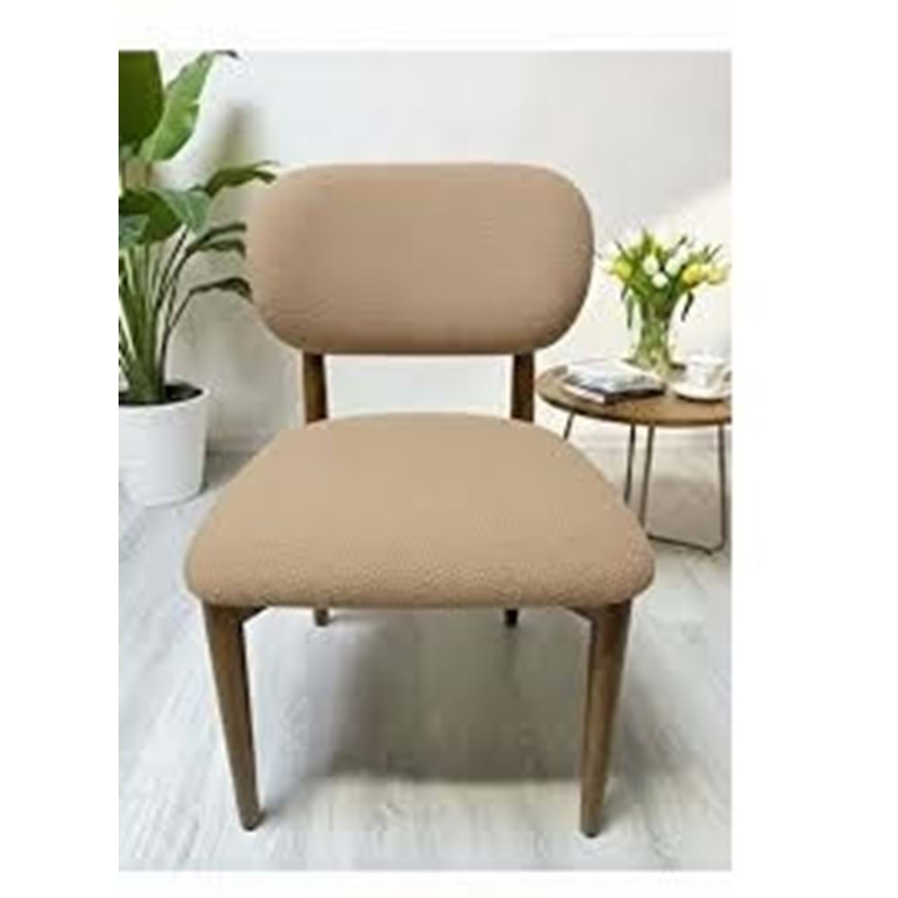 Mandaş Bohem Elma model eteksiz sandalye kılıfı 4 adet kakoa