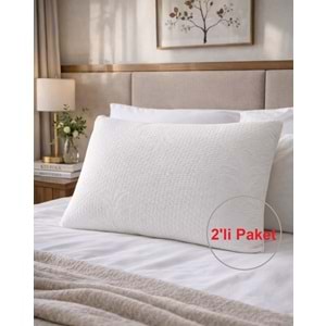 2li Dolgulu Lüks Örme Yastık (50x70)