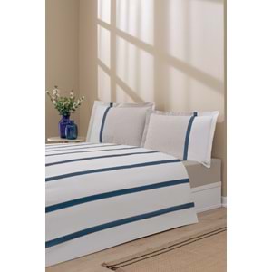 Özdilek Ranforce -Puntada Mavi- Tek Kişilik Nevresim Takımı