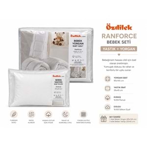 Özdilek Ranforce (%100 Pamuk Kumaş) Bebek Yastık+Yorgan Seti
