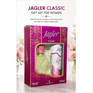 Jagler Parfüm Seti Kadın / For Women 60ML Pearl + 150ML Deodorant (pembe )