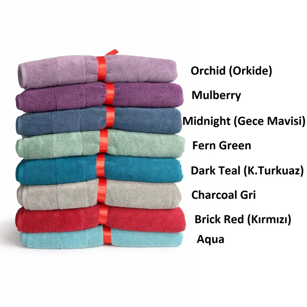 Özdilek Svv Border Kalın ve Süper Emici Yeni Seri Banyo Havlusu (76x147) - Brick Red (Kırmızı)