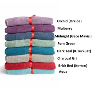 Özdilek Svv Border Kalın ve Süper Emici Yeni Seri Banyo Havlusu (76x147) - Orchid (Orkide Lilası)