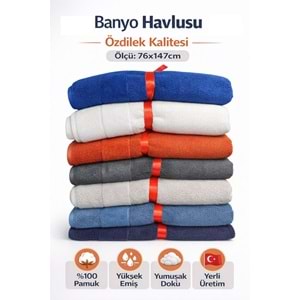 Özdilek Svv Border Kalın ve Süper Emici Yeni Seri Banyo Havlusu (76x147) - Silver (Gri)