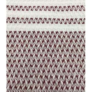 Pamuklu Kaymaz Hasır Dokuma Koltuk Örtüsü (180x220) - Bordo