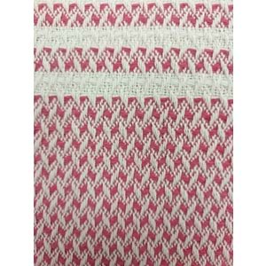 Pamuklu Kaymaz Hasır Dokuma Maxi Boy Kolları Örten Koltuk Örtüsü (180x310) - Pembe