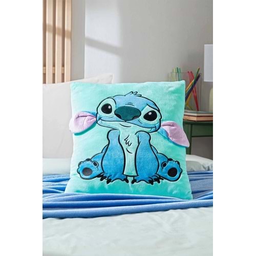 Özdilek Lisanslı Dekoratif -Stitch Rectangle- Kırlent Yastığı (50x38)