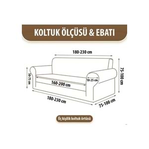 Mandaş Bohem Streç Maxi Çekyat Örtüsü Geniş Kullanım Alanlı TAŞ 3+3