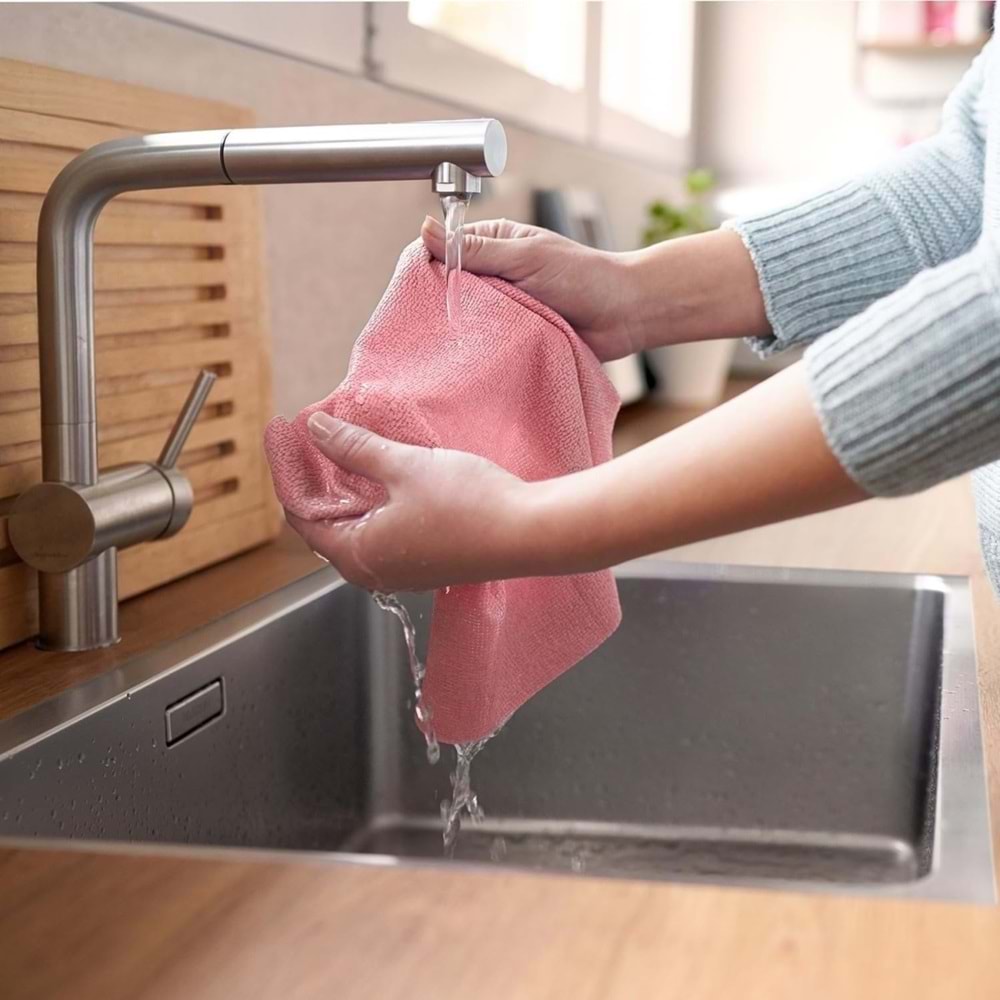Vileda Yeni Soft Touch (6lı Set) Actifibre Soft Mikrofiber Temizlik Bezi Universal