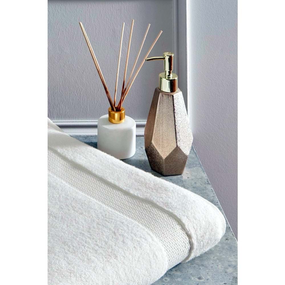 Özdilek -Woven Beyaz- Süper Yumuşak Büyük Boy Banyo Havlusu (90x150)