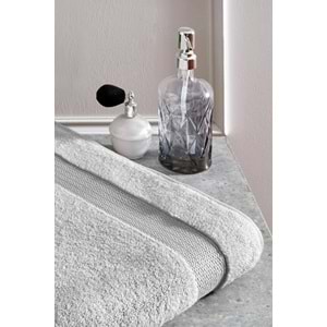 Özdilek -Woven Gri- Süper Yumuşak Büyük Boy Banyo Havlusu (90x150)