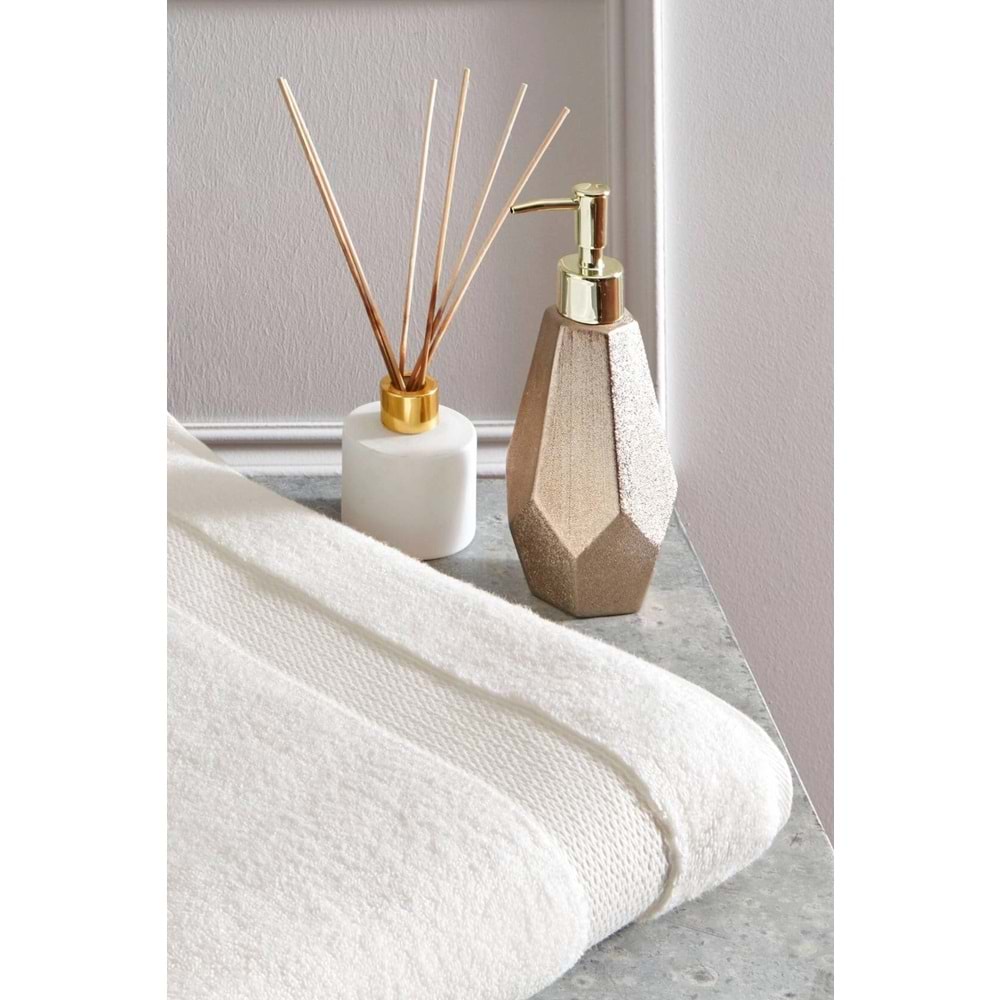 Özdilek -Woven Krem- Süper Yumuşak Büyük Boy Banyo Havlusu (90x150)
