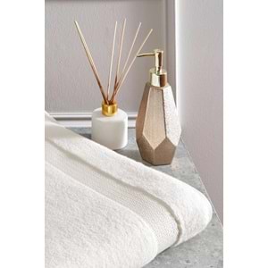 Özdilek -Woven Krem- Süper Yumuşak Büyük Boy Banyo Havlusu (90x150)