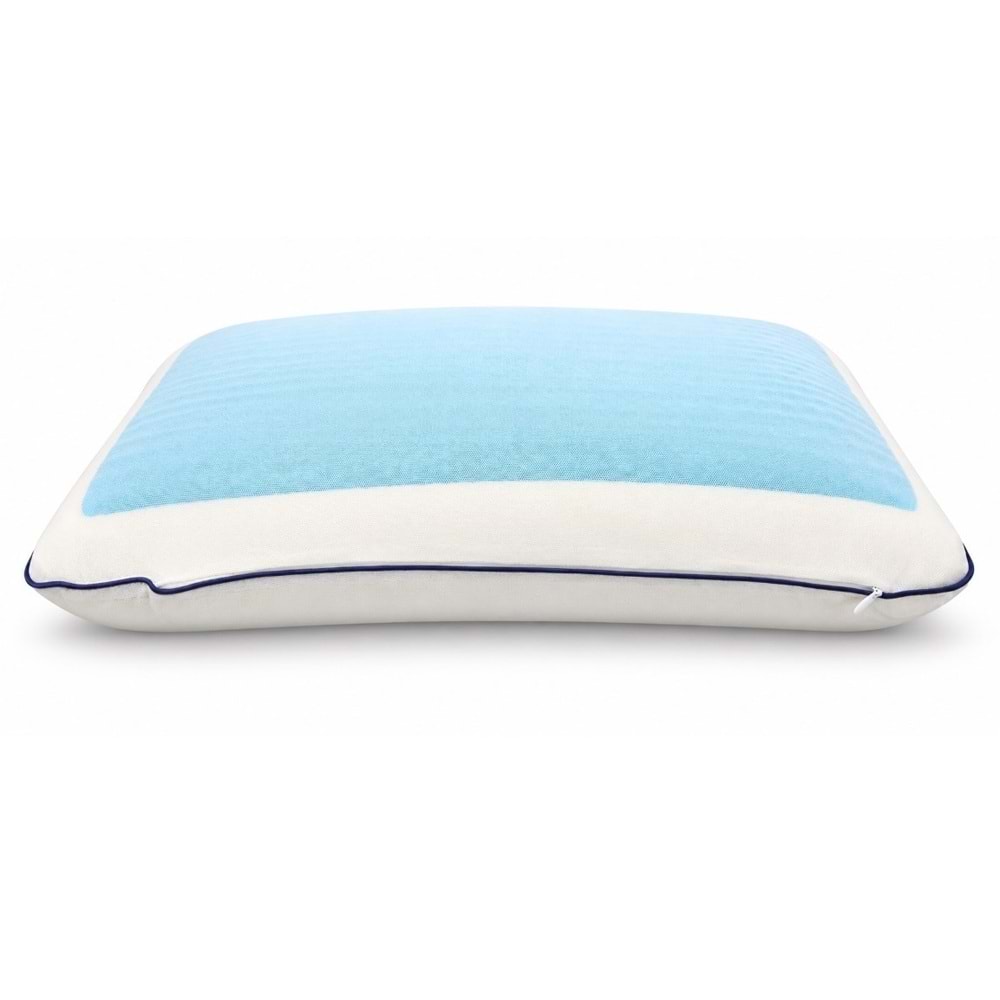 La Keyf Terletmeyen Ortopedik Yastık Serinleten Jelli 1.Kalite Visco Yastık (57x39x13)