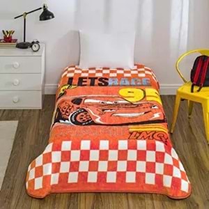 Taç Lisanslı Tek Kişilik Çocuk Battaniye (160x220)Cars Speed