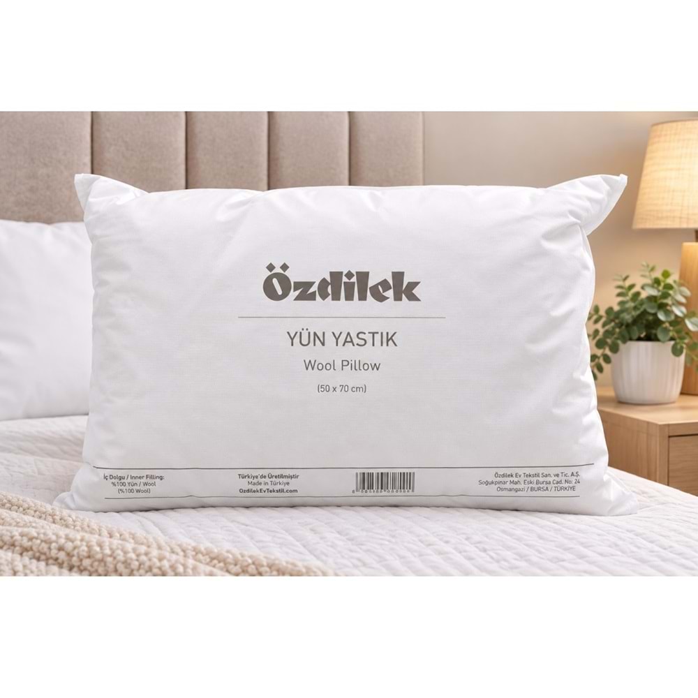 Özdilek Doğal %100 Yün Yastık (50x70)