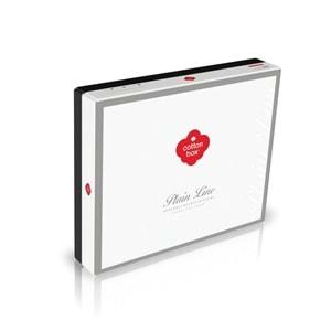 Cotton Box Rf Plain -Petrol Siyah- Tek Kişilik Nevresim Takımı
