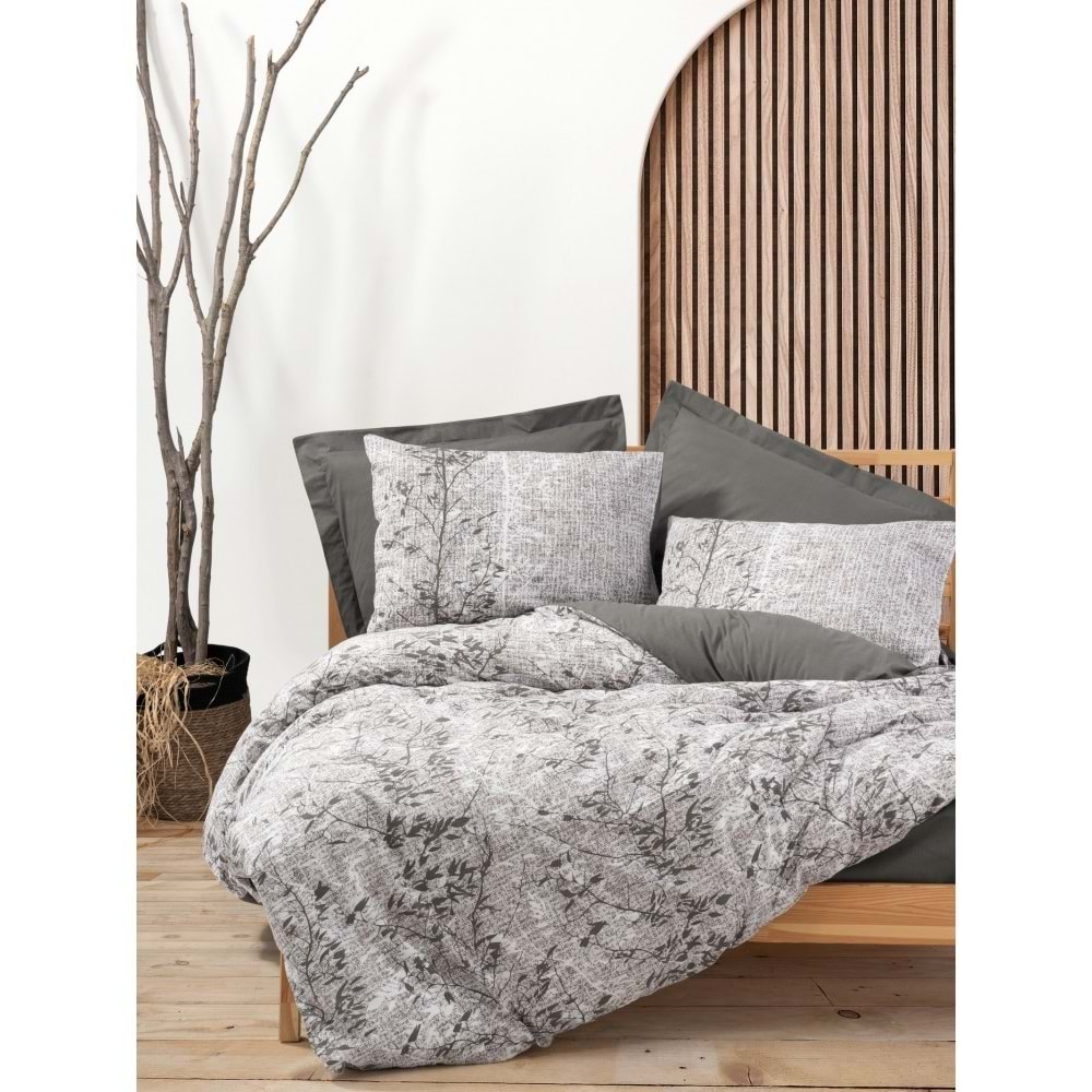 Cotton Box Rf Dual -Odin Kahve- Çift Kişilik Nevresim Takımı