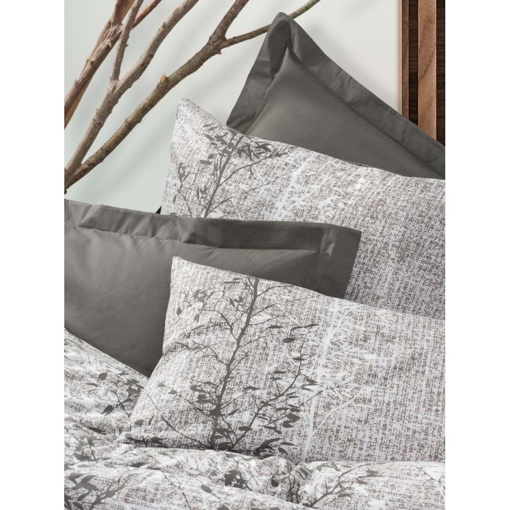 Cotton Box Rf Dual -Odin Kahve- Çift Kişilik Nevresim Takımı