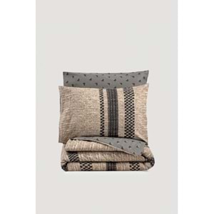 Cotton Box Rf Toprak -Arlo Kahve- Çift Kişilik Nevresim Takımı