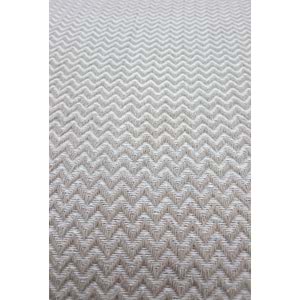 Özdilek Pamuklu Kaymaz Zigzag Koltuk Örtüsü (170x210) - Bej
