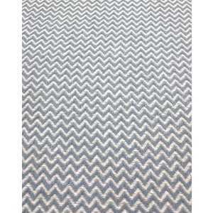 Özdilek Pamuklu Kaymaz Zigzag Koltuk Örtüsü (170x210) - İndigo