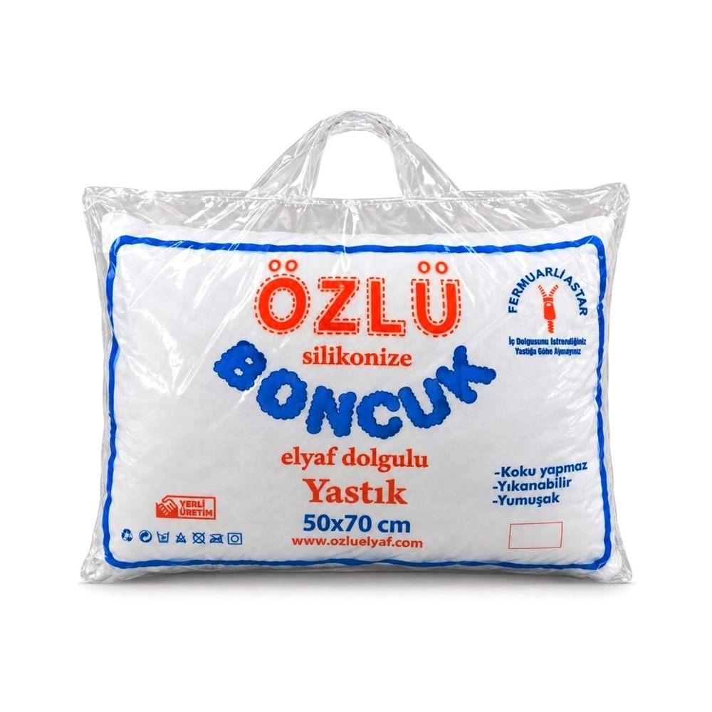 3lü Set Dolgun Boncuk Silikon Yastık 2x900gr (Fermuarlı ve Pamuklu Kumaş)
