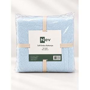 Özdilek Nev Serisi Soft Embos Tek Kişilik Battaniye (150x220)