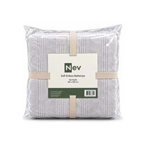 Özdilek Nev Serisi Soft Embos Tek Kişilik Battaniye (150x220)
