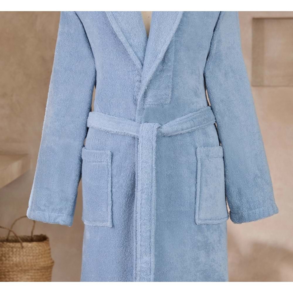Özdilek Tek Bornoz Şalyaka-Colourist Mavi (XL Beden)